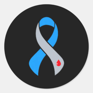 Sticker Rond Équipe de soutien Sensibilisation au diabète de ty