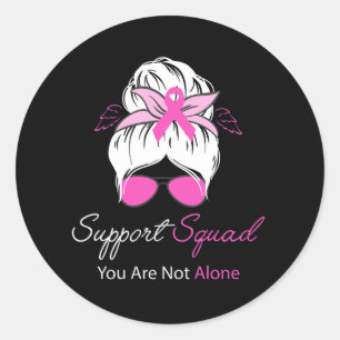 Sticker Rond équipe de soutien vous n'êtes pas seul (2)