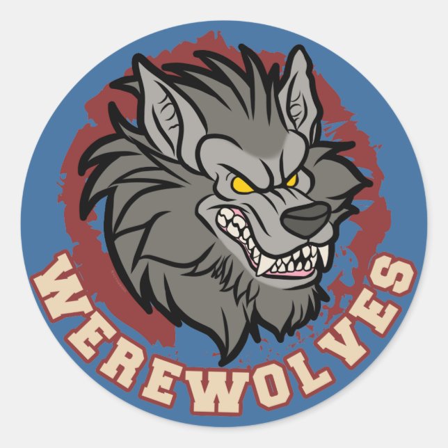Sticker Rond Équipe de Werewolf (Devant)