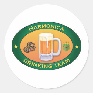 Sticker Rond Équipe d'harmonisation