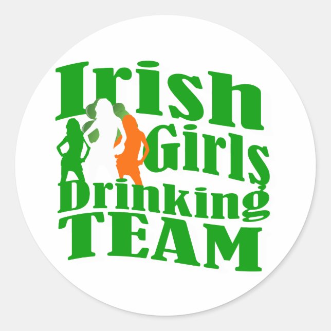 Sticker Rond Équipe d'Irlande (Devant)
