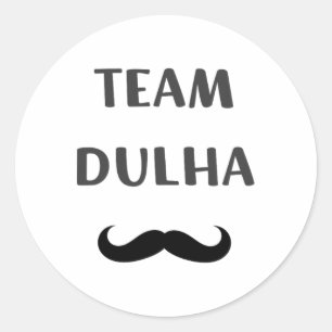 Sticker Rond Équipe Dulha (équipe Groom) Mariage indien d'Asie 