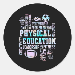 Sticker Rond Équipe Enseignante Pe Enseignant Enseignant Enseig