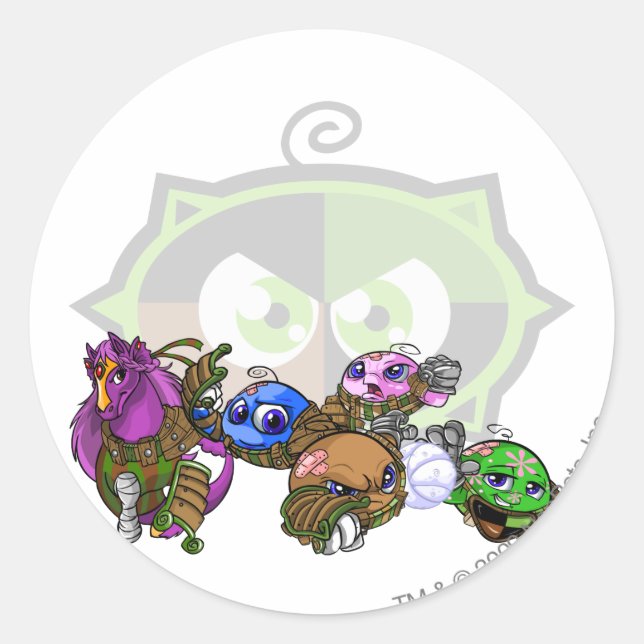 Sticker Rond Équipe Groupe Kiko Lake (Devant)