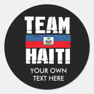 STICKER ROND ÉQUIPE HAÏTI