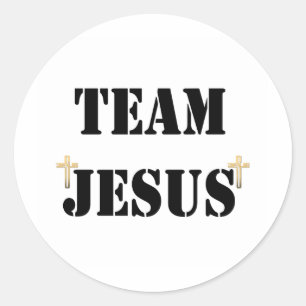 Sticker Rond Équipe Jésus