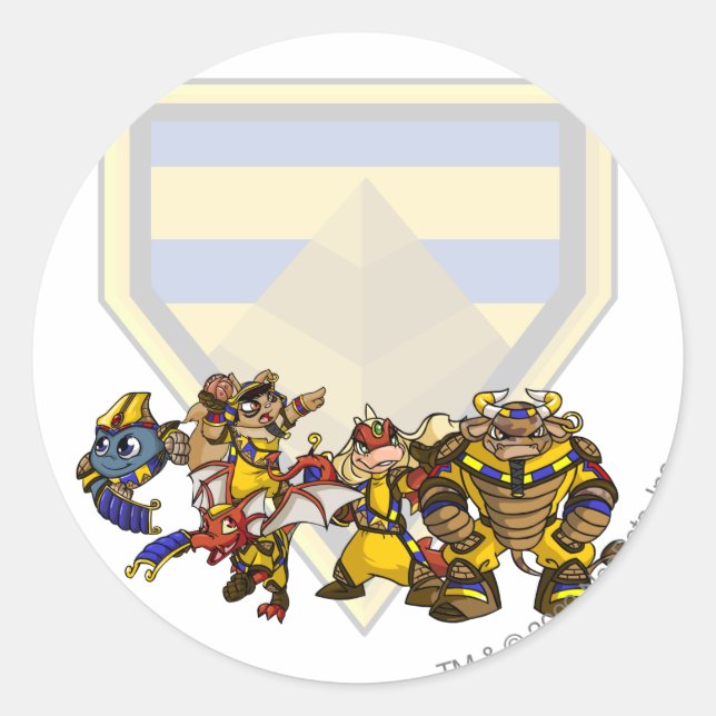 Sticker Rond Équipe Lost Desert Group (Devant)