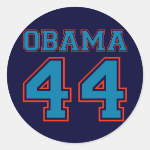 Sticker Rond équipe obama