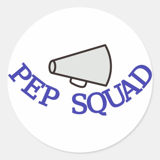 Sticker Rond Équipe Pep (Devant)