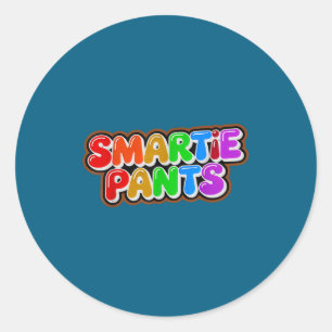 Sticker Rond Équipe Smartie Pants Smarty Éducatif