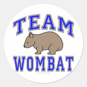 Sticker Rond Équipe Wombat II