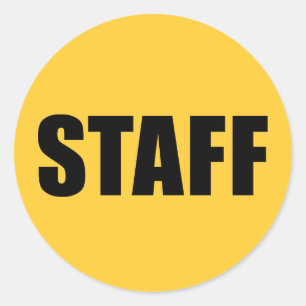 Sticker Rond Équipement de l'équipe de sécurité du personnel de