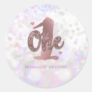 Sticker Rond Ęr cadeau d'anniversaire de l'étincelle