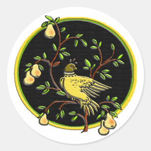 Sticker Rond ęr Jour de l'autocollant #2 de Noël