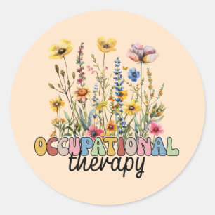 Sticker Rond Ergothérapeute COTA Physiothérapeute