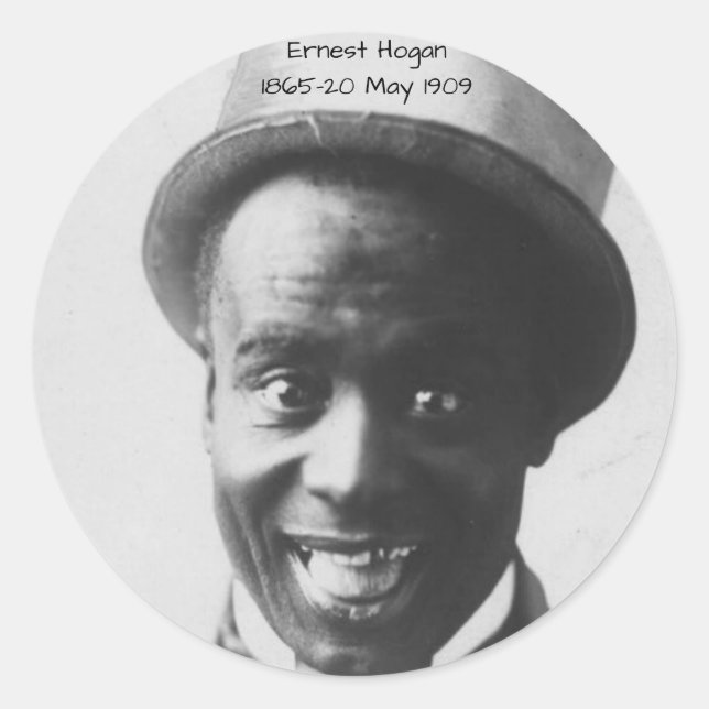 Sticker Rond Ernest Hogan (Devant)