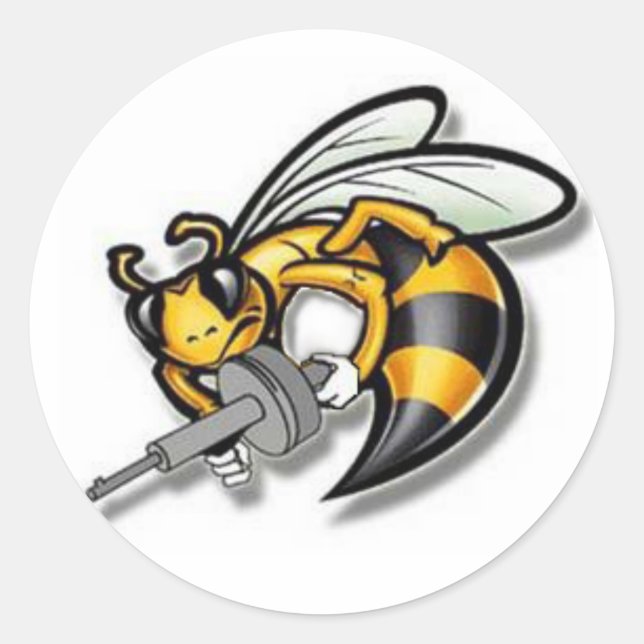 Sticker Rond Escadron Stinger (Devant)