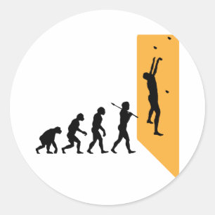 Sticker Rond Escalade de mur
