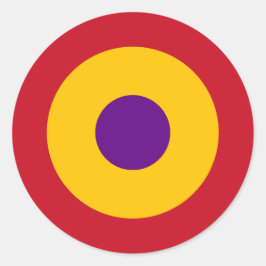 Sticker Rond Escarapela de la República Española