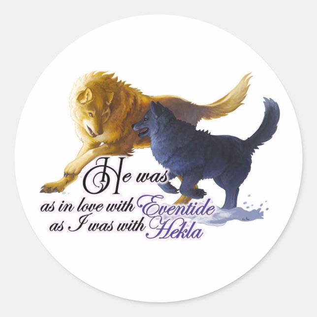 Sticker Rond Escort et Eventide (Devant)