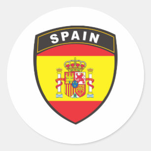 Sticker Rond Espagne