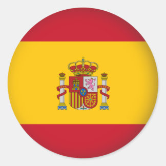 Sticker Rond Espagne ronde