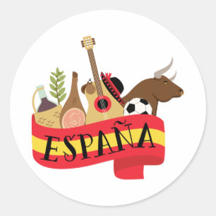 Sticker Rond Espana