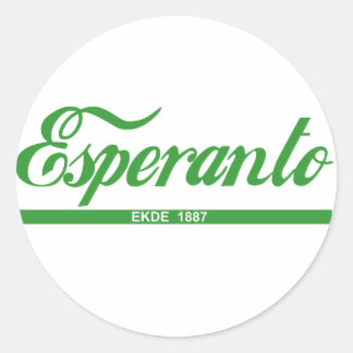 Sticker Rond Espérantos ekde 1887