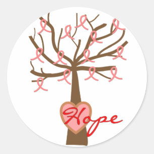 Sticker Rond "Espoir", Cadeaux de sensibilisation au cancer du 