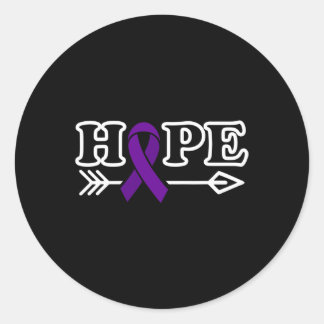 Sticker Rond Espoir de sensibilisation à l'épilepsie