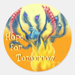 Sticker Rond Espoir pour le demain