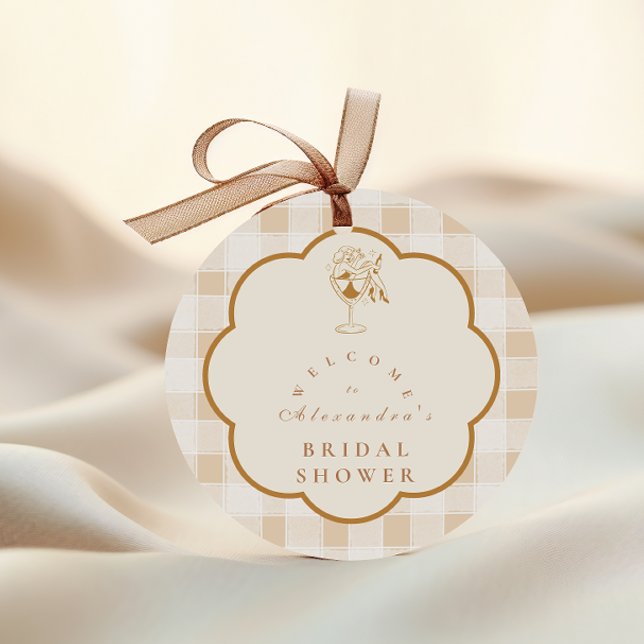 Sticker Rond Espresso Martini Love est en train de se préparer  (Créateur téléchargé)