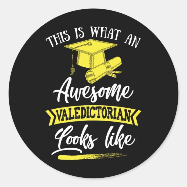 Sticker Rond Est-Ce À Quoi Ressemble Un Magnifique Védonique (Devant)