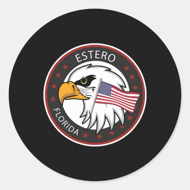 Sticker Rond Estero Floride (Devant)
