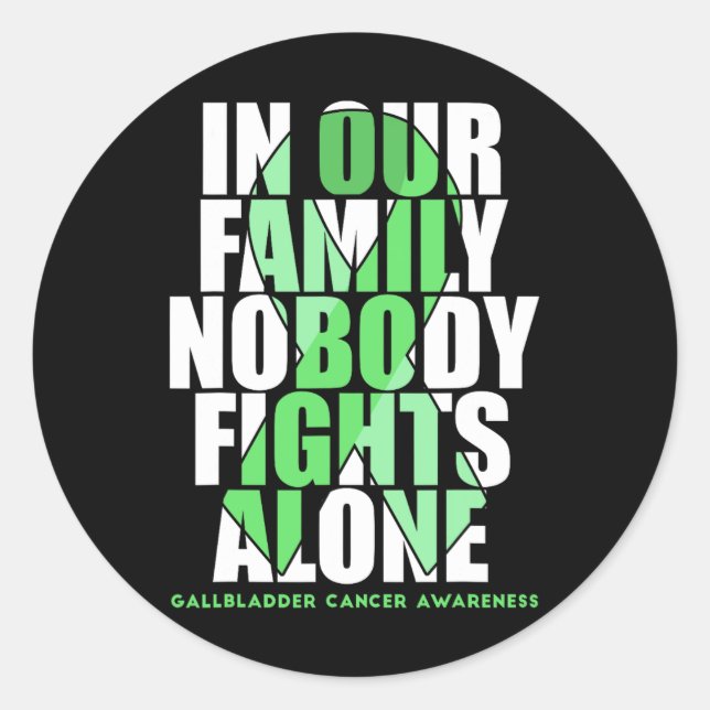 Sticker Rond Et Bile Duct Cancer Sensiporter (Devant)