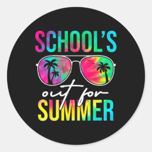 Sticker Rond Établissements Scolaires Pour Les Étudiants Été En