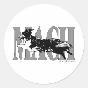 Sticker Rond Étagère MACH