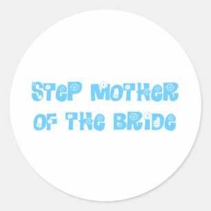 Sticker Rond Étape Mère de la mariée