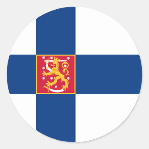 Sticker Rond état de la Finlande