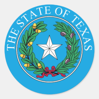 Sticker Rond État du Texas