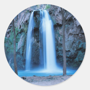Sticker Rond États-Unis, Arizona, Grand Canyon, Indien Havasupa