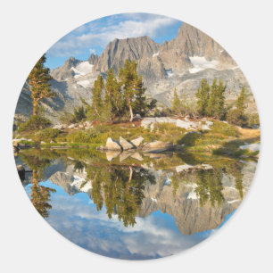 Sticker Rond États-Unis, Californie, Forêt nationale d'Inyo 13