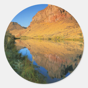 Sticker Rond États-Unis, Oregon, Owyhee River Canyon
