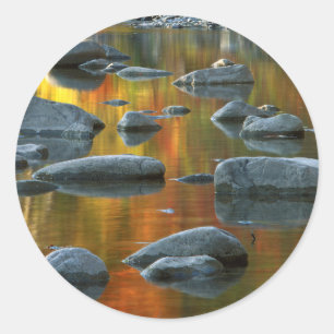 Sticker Rond États-Unis, Virginie-Occidentale, Spruce Knob-Sene