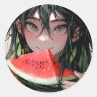 Etc Juicy Eté Watermelon Anime Girl