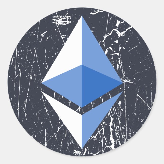 Sticker Rond ethereum (Devant)