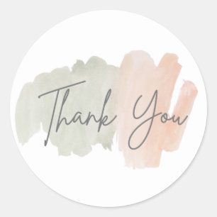 Sticker Rond Étiqueteurs de Merci pour petites entreprises