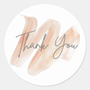 Sticker Rond Étiqueteurs de Merci pour petites entreprises