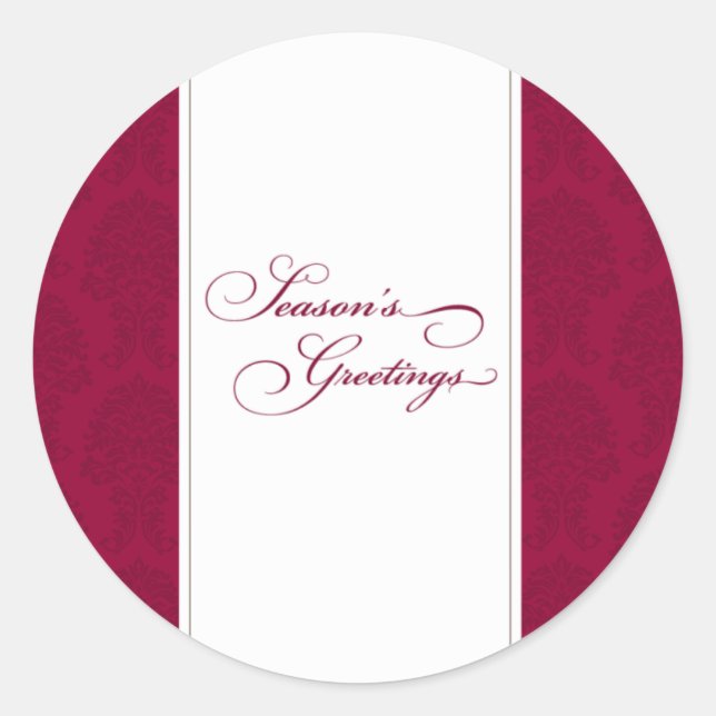 Sticker Rond Etiquettes d'enveloppe (Devant)