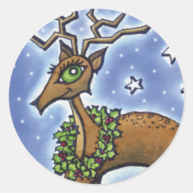 Sticker Rond Etiquettes d'enveloppe (Devant)
